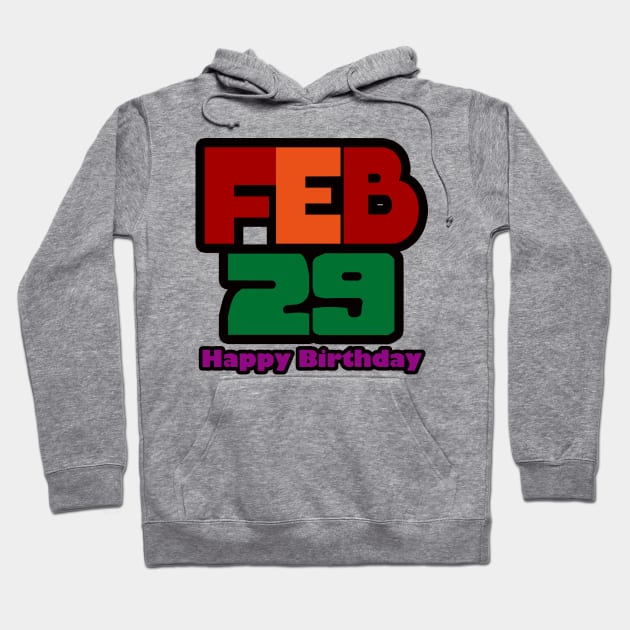 February 29 Birthday Hoodie by EunsooLee